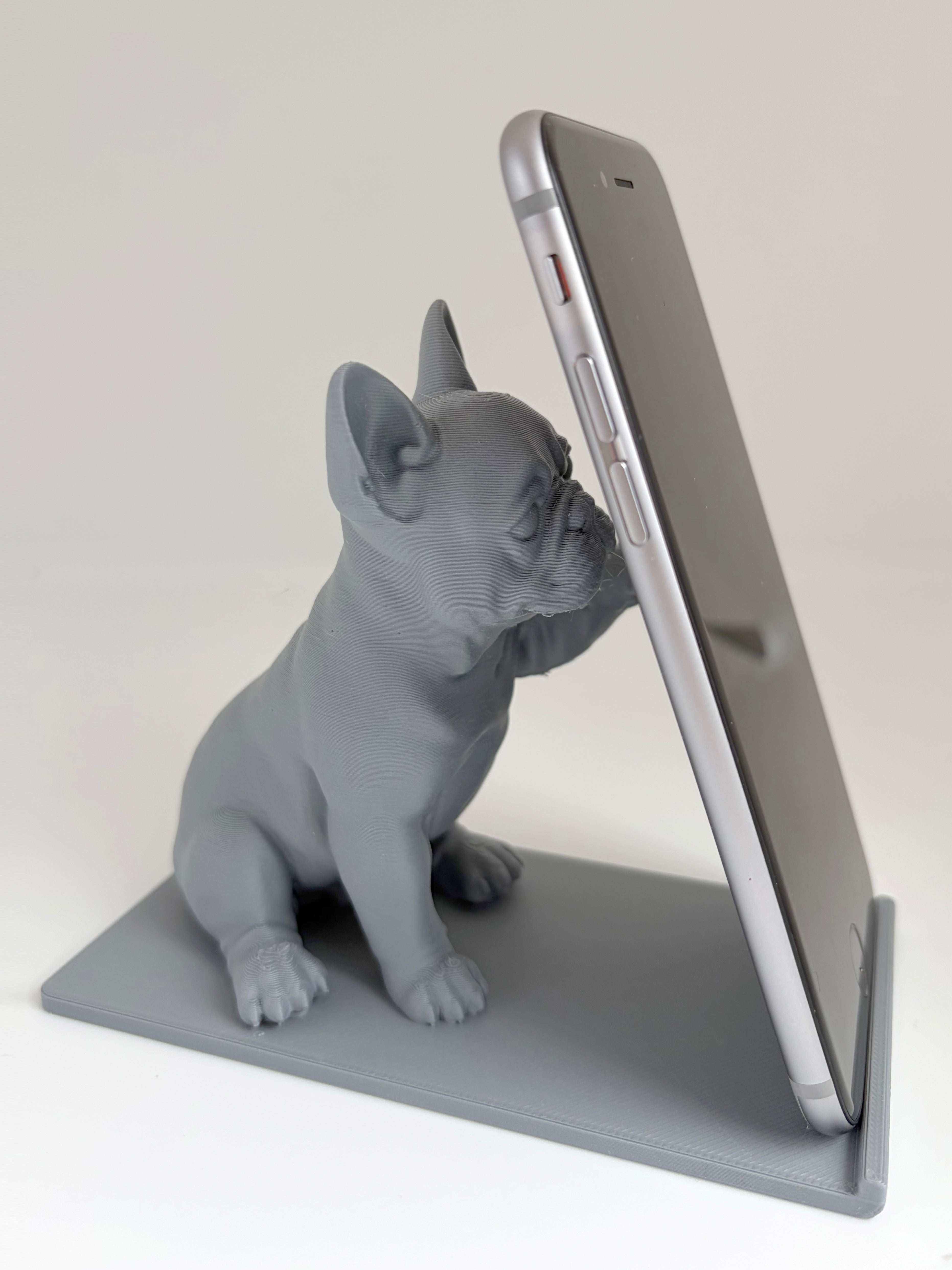 Francia Bulldog Telafontartó