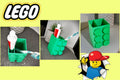 Lego formájú fogkefe tartó