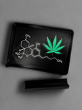 THC Molekula Tálca – Cannabis Design