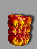 3D Nyomtatott Sminkecset Tartó – Piros-Arany Masnis Design