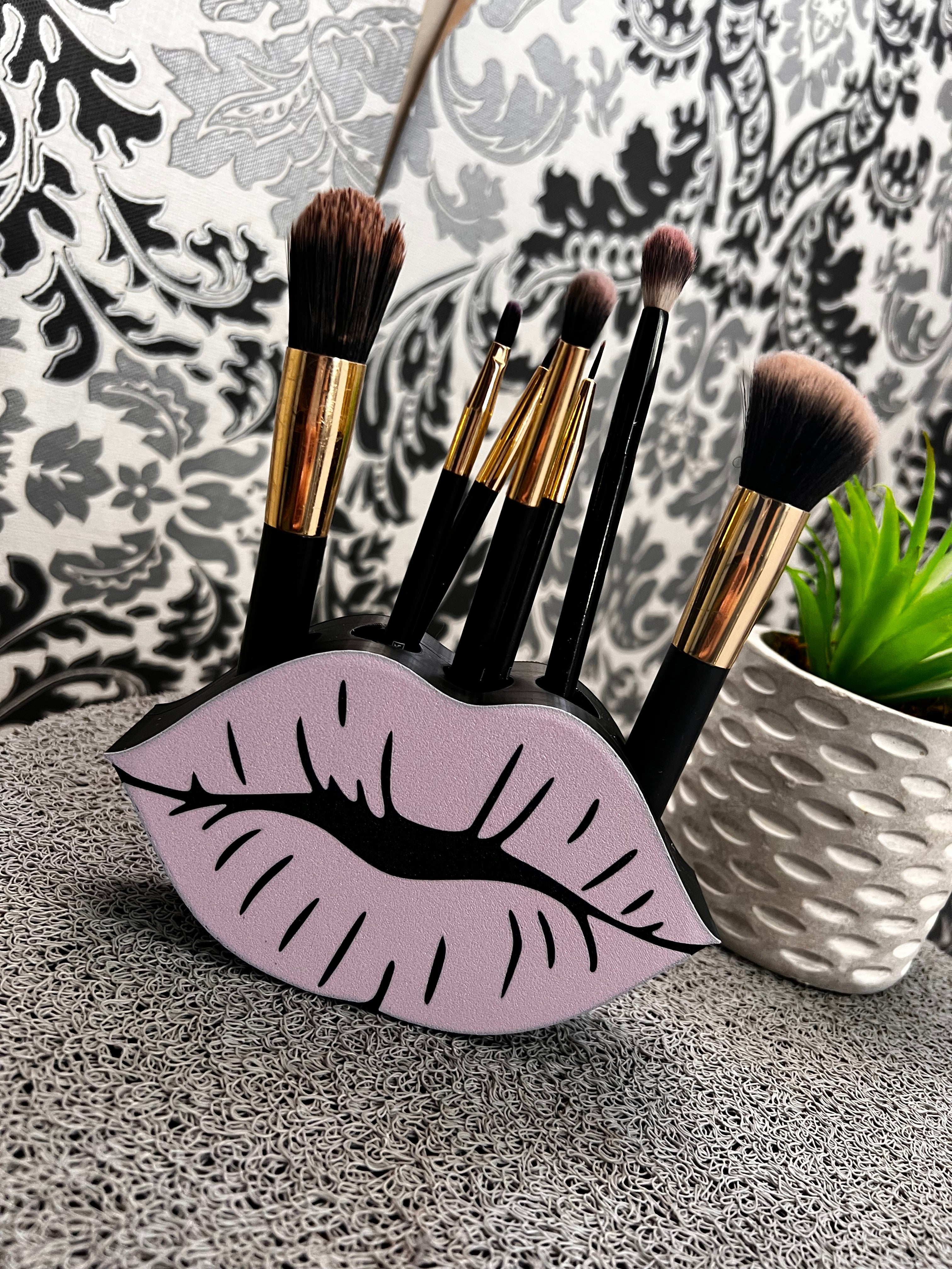 Smink ecset tároló