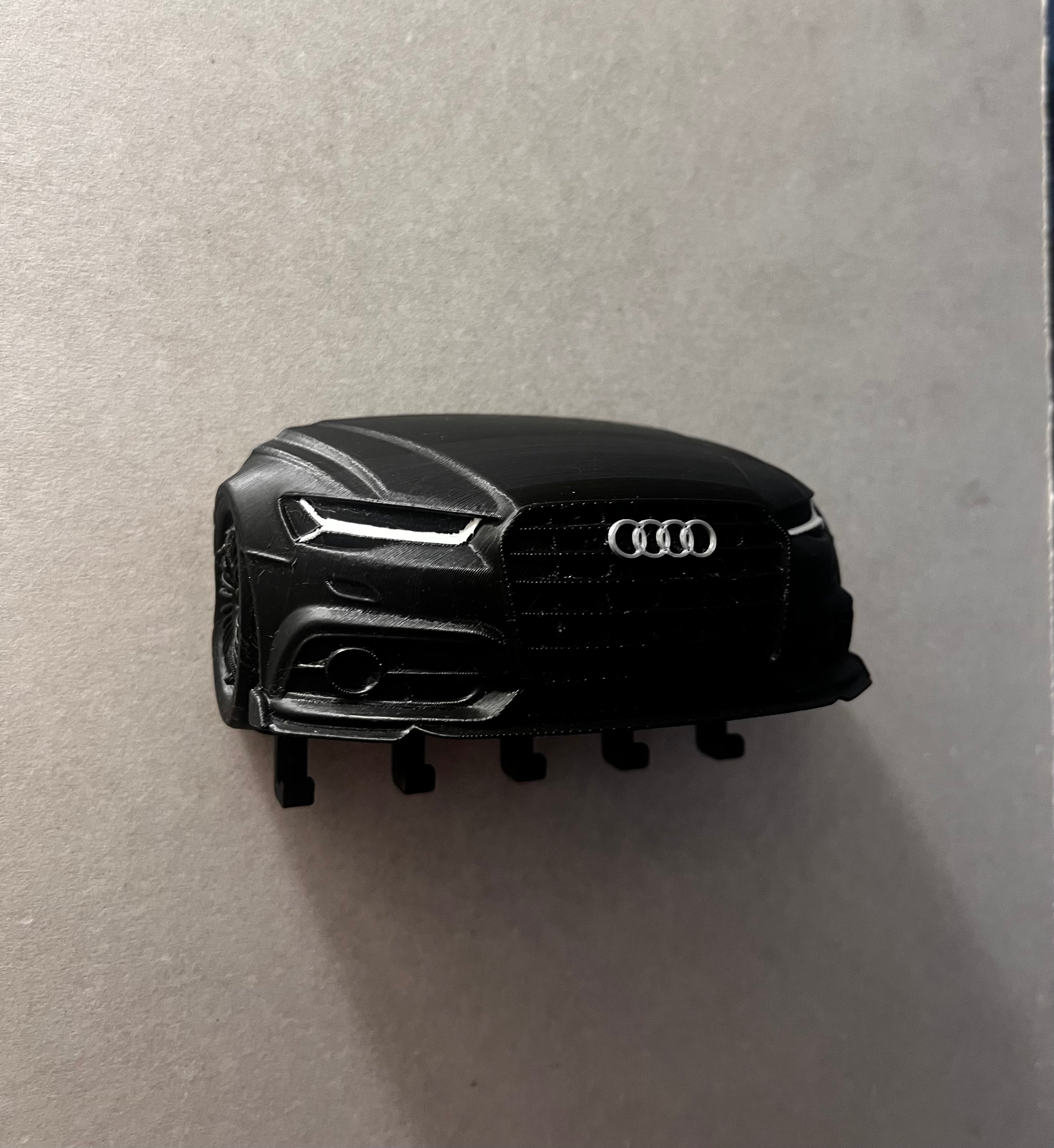 Audi 3D Nyomtatott Kulcsakasztó – Előlap Másolat