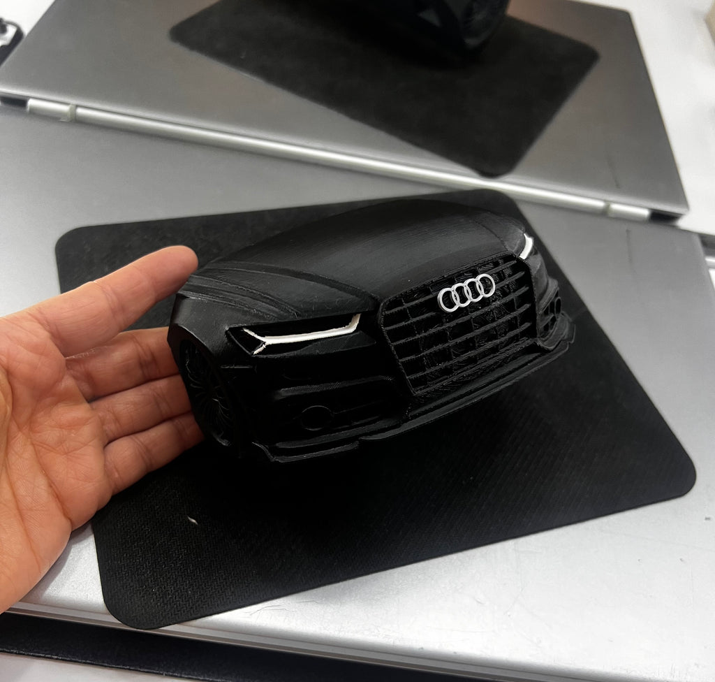 Audi 3D Nyomtatott Kulcsakasztó – Előlap Másolat