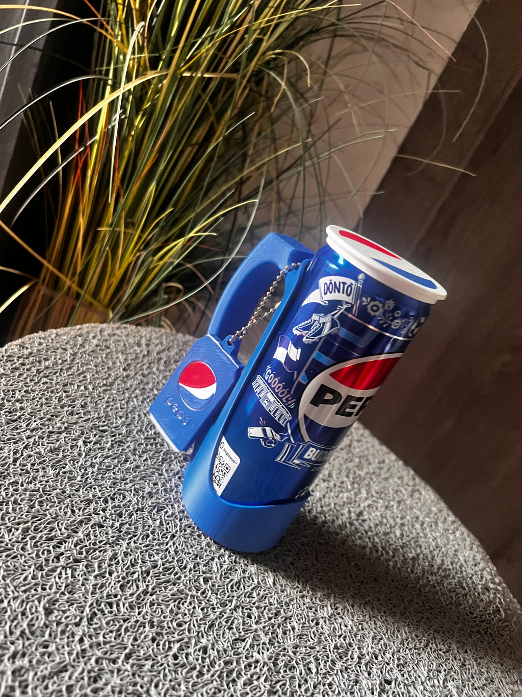 Pepsi 3D nyomtatott szett – italdoboz tartó, kulcstartó & italvédő tető