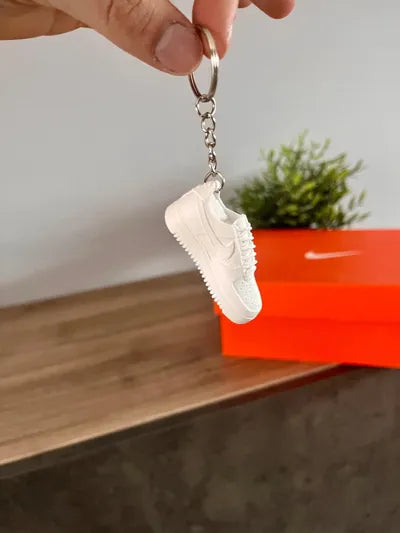 Mini Nike Air Force 1 Kulcstartó – 3D Nyomtatott