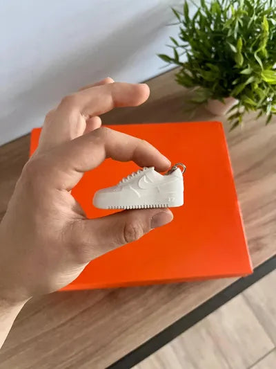 Mini Nike Air Force 1 Kulcstartó – 3D Nyomtatott